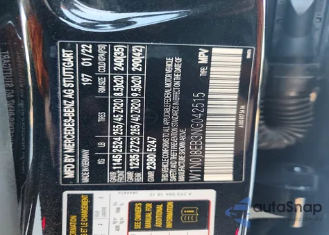 2022 Mercedes-Benz Glc Coupe 300 4Matic z USA, uszkodzony, nr VIN W1N0J8EB3NG042515